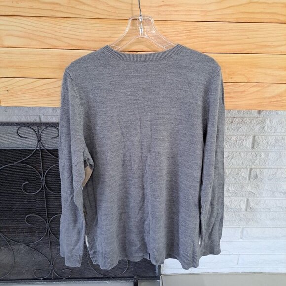 Croft And Barrow Women's Large Argyle Cardigan Sweater Preppy Career Clueless - Picture 5 of 9